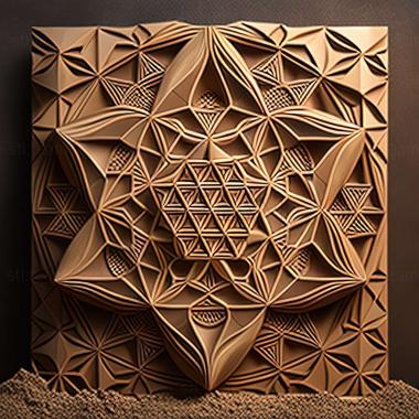 3D model sacred geometry (STL)